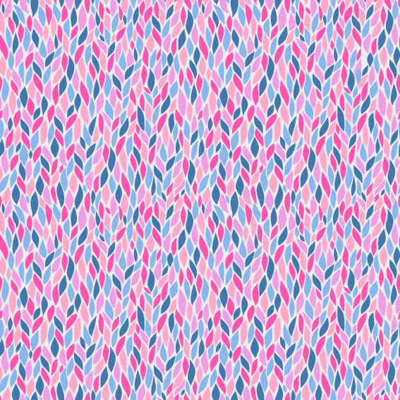 Abstraktes Endlosmuster in Rosa und Blau